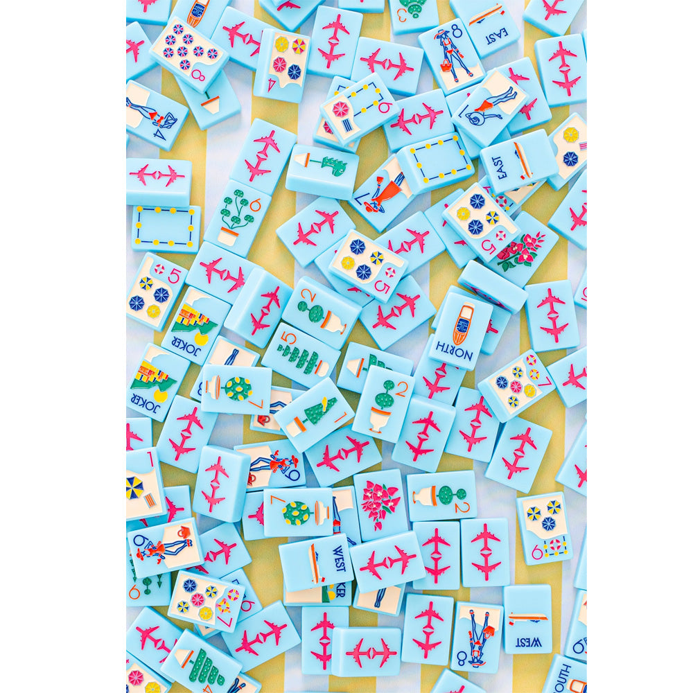 French & Italian Riviera American Mahjong Tile Set